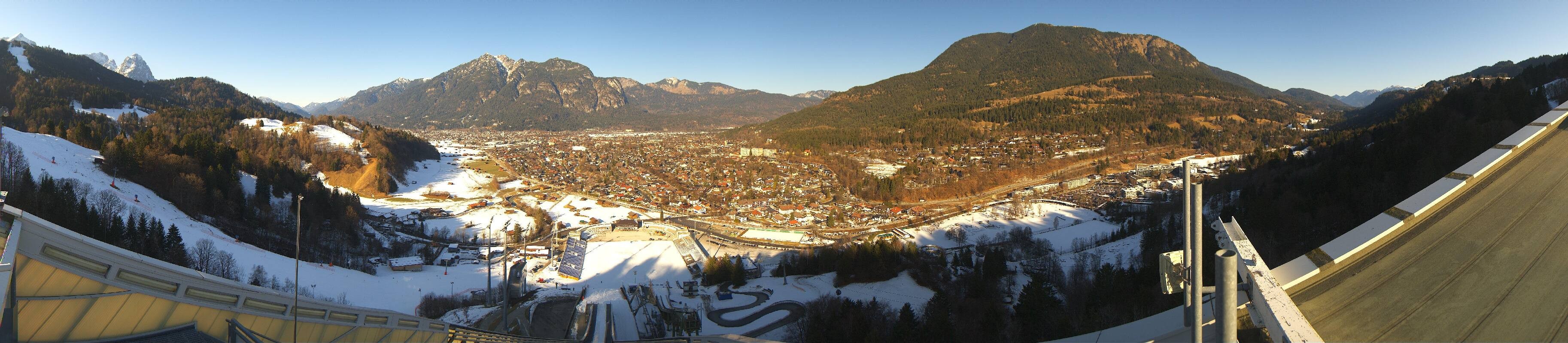 Archived image Webcam Garmisch-Partenkirchen Olympia Hill