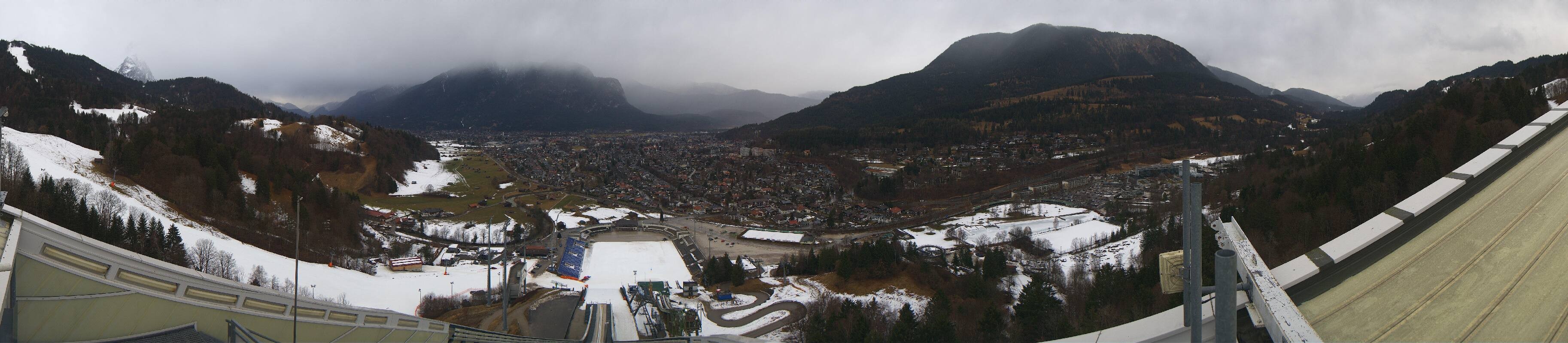 Archived image Webcam Garmisch-Partenkirchen Olympia Hill