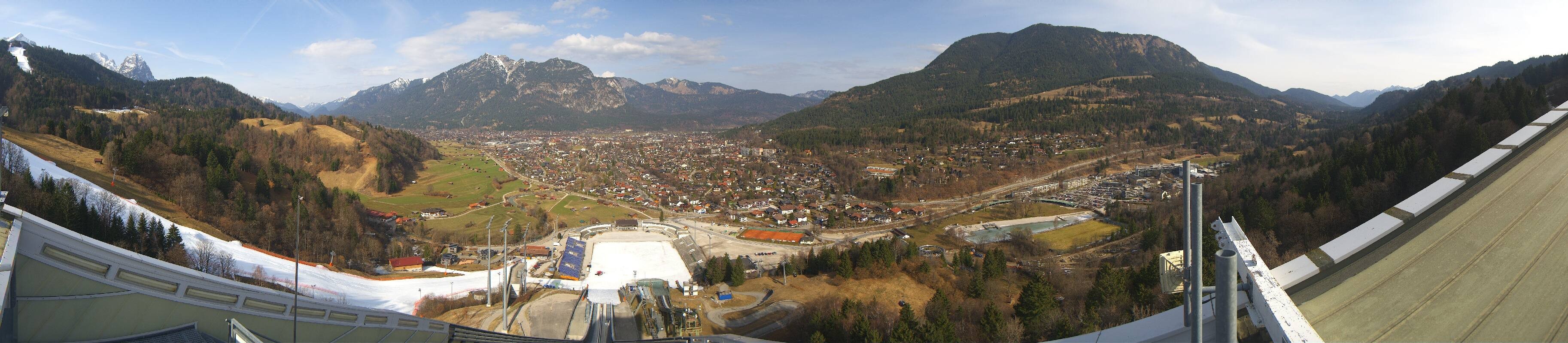 Archiv Foto Webcam Garmisch-Partenkirchen - Olympiaschanze