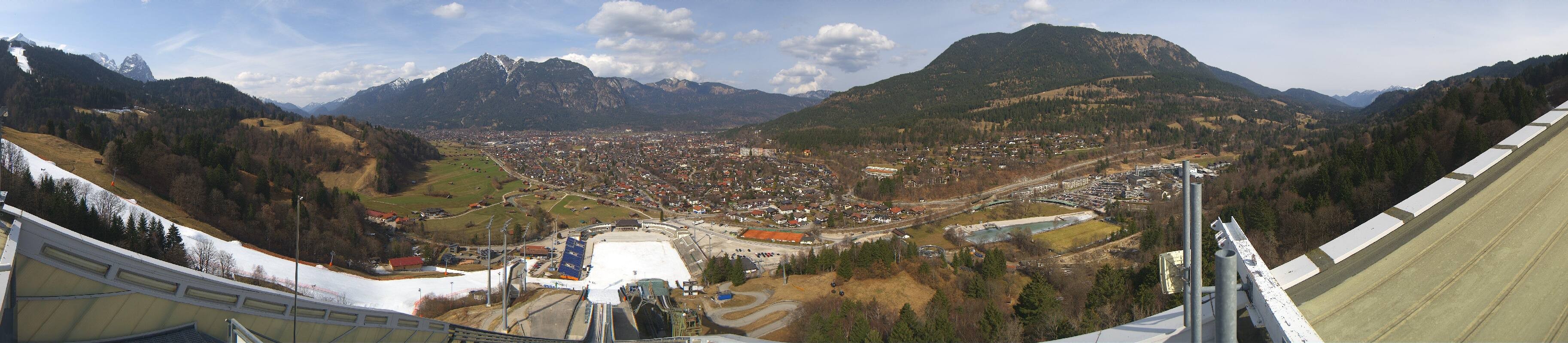 Archiv Foto Webcam Garmisch-Partenkirchen - Olympiaschanze