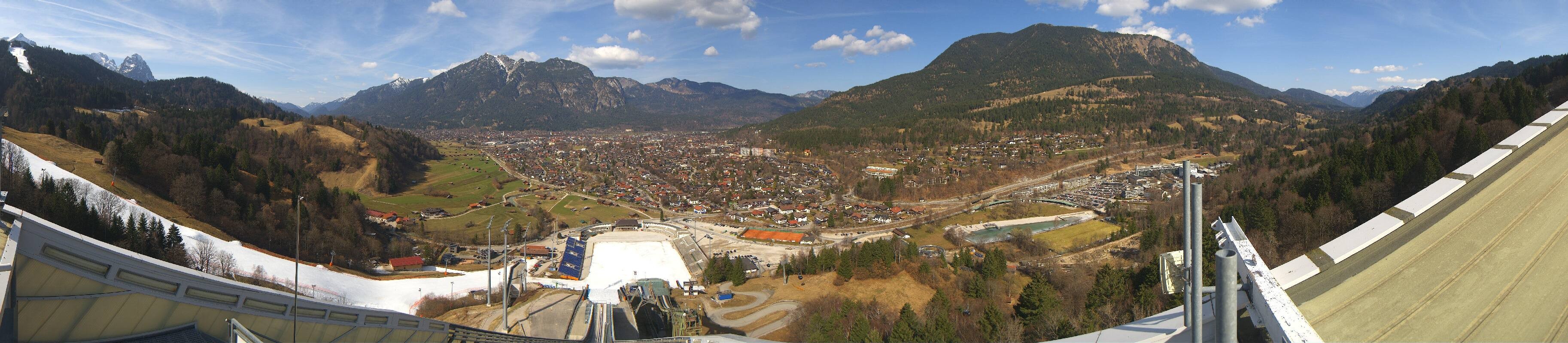 Archiv Foto Webcam Garmisch-Partenkirchen - Olympiaschanze