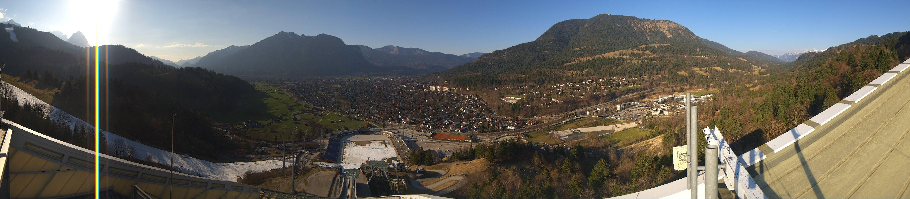 Archived image Webcam Garmisch-Partenkirchen Olympia Hill
