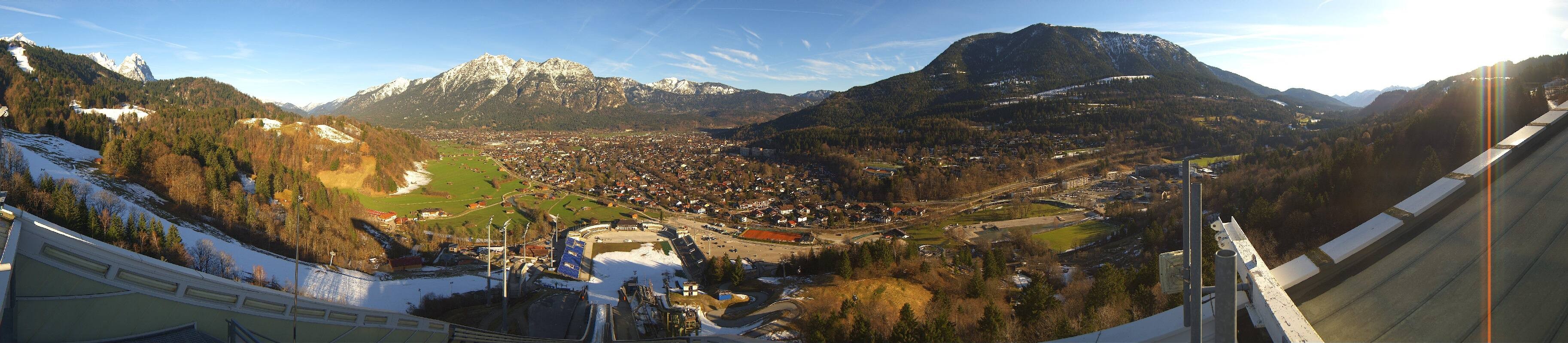 Archived image Webcam Garmisch-Partenkirchen Olympia Hill