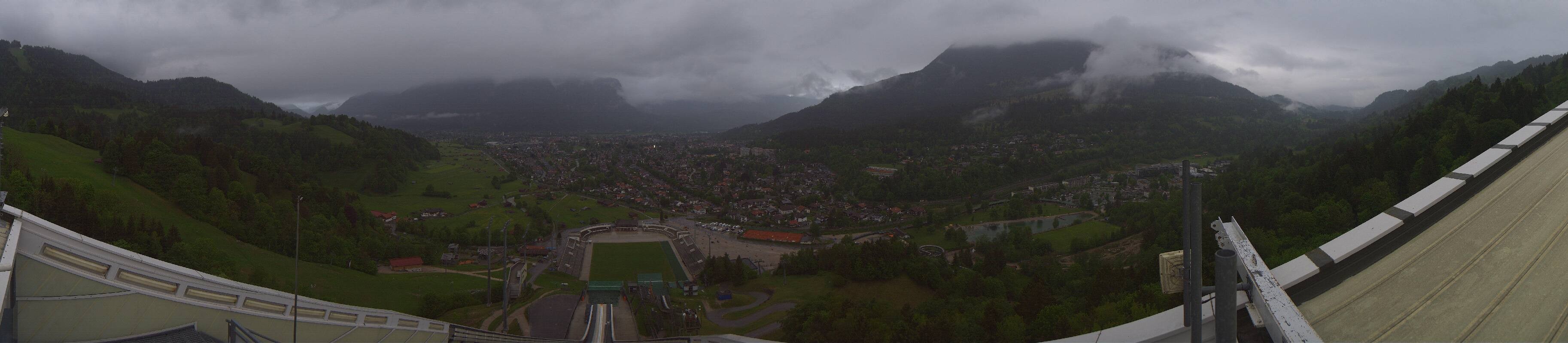 Archived image Webcam Garmisch-Partenkirchen Olympia Hill