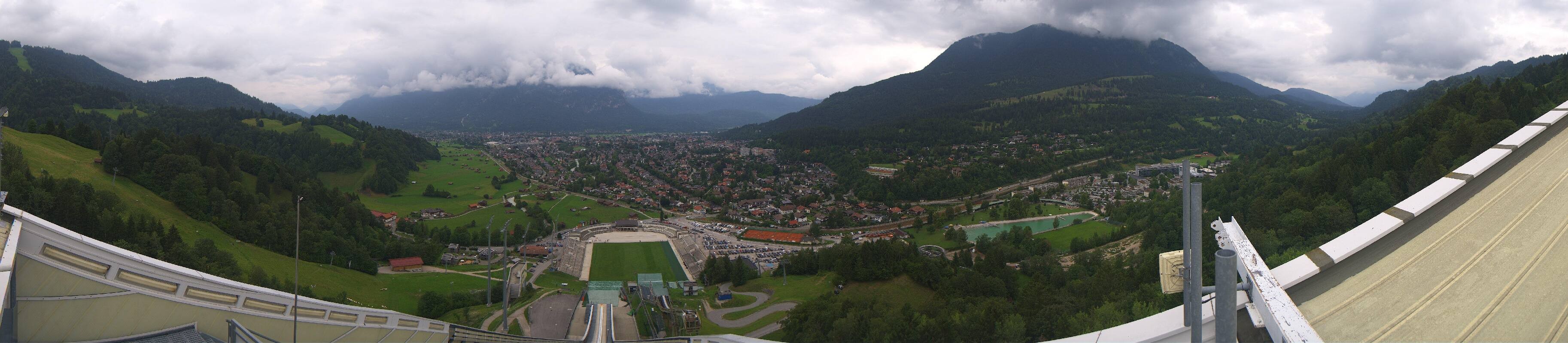 Archived image Webcam Garmisch-Partenkirchen Olympia Hill