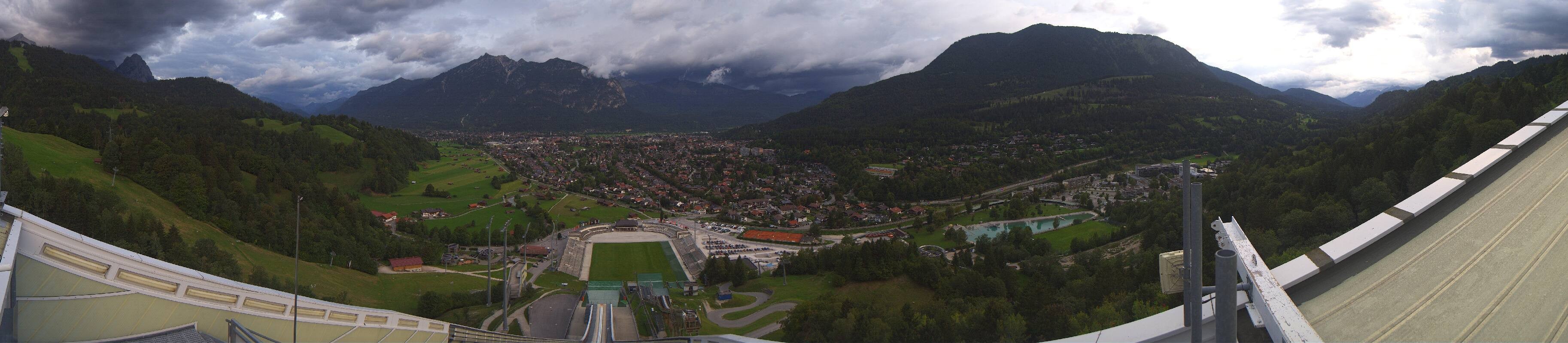 Archived image Webcam Garmisch-Partenkirchen Olympia Hill