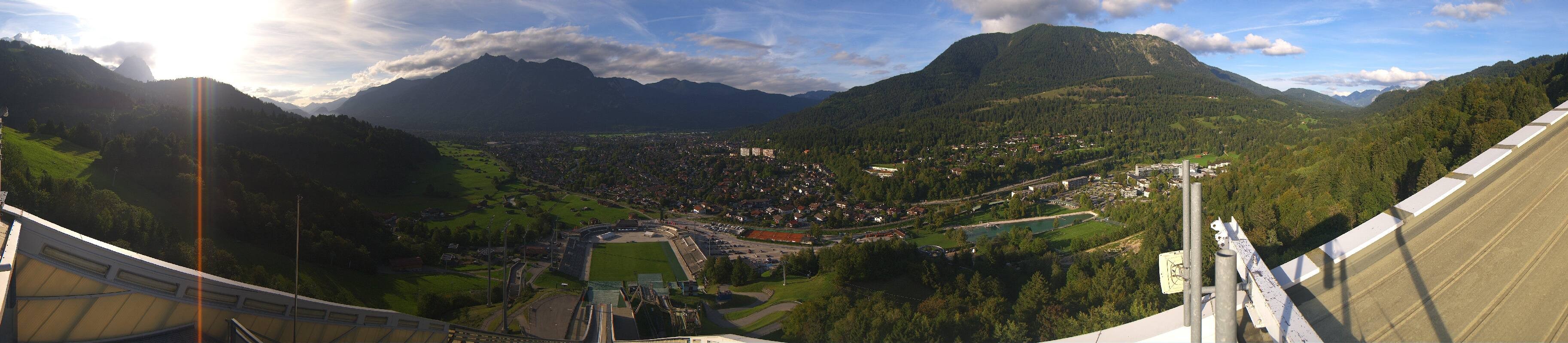 Archived image Webcam Garmisch-Partenkirchen Olympia Hill