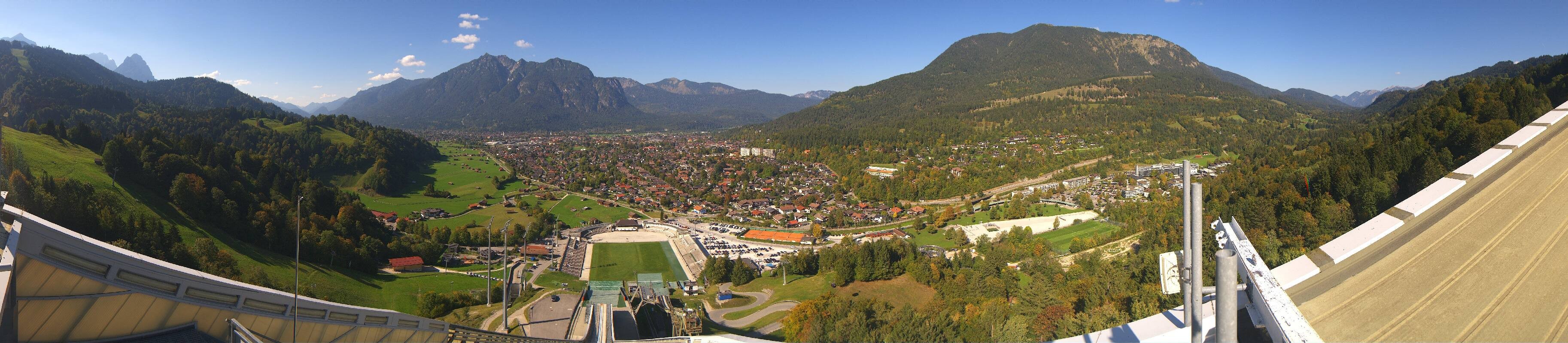 Archived image Webcam Garmisch-Partenkirchen Olympia Hill