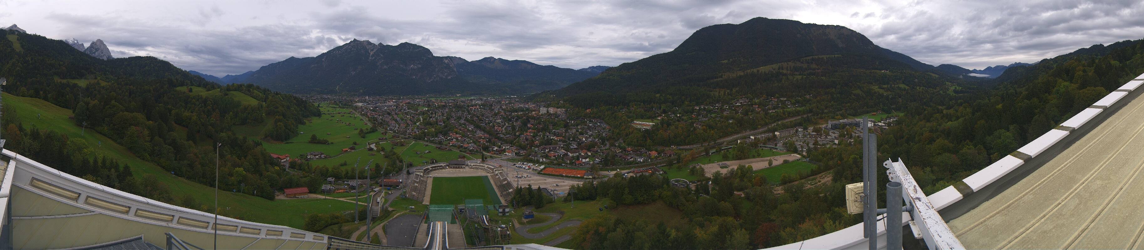 Archived image Webcam Garmisch-Partenkirchen Olympia Hill