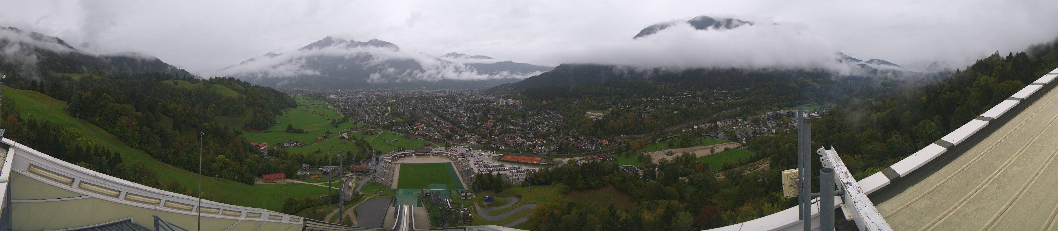 Archived image Webcam Garmisch-Partenkirchen Olympia Hill