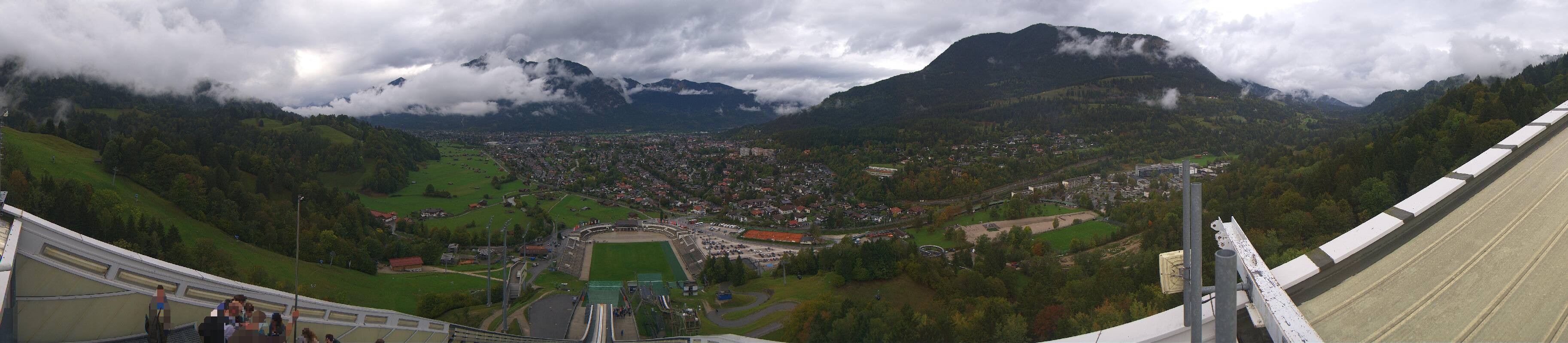 Archived image Webcam Garmisch-Partenkirchen Olympia Hill