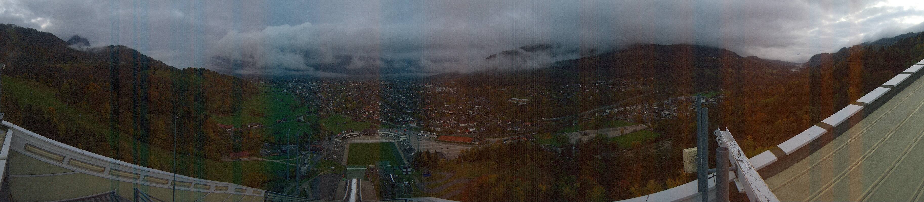 Archived image Webcam Garmisch-Partenkirchen Olympia Hill