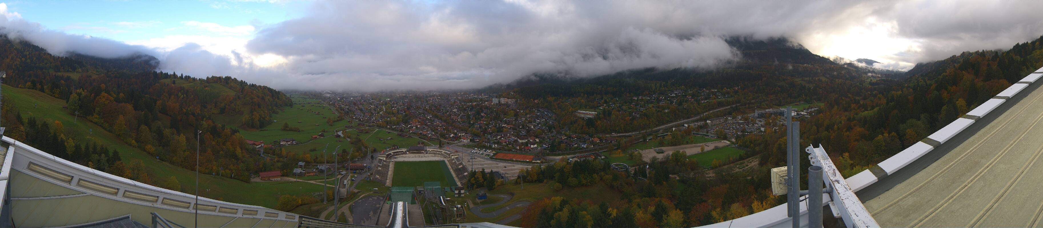 Archived image Webcam Garmisch-Partenkirchen Olympia Hill