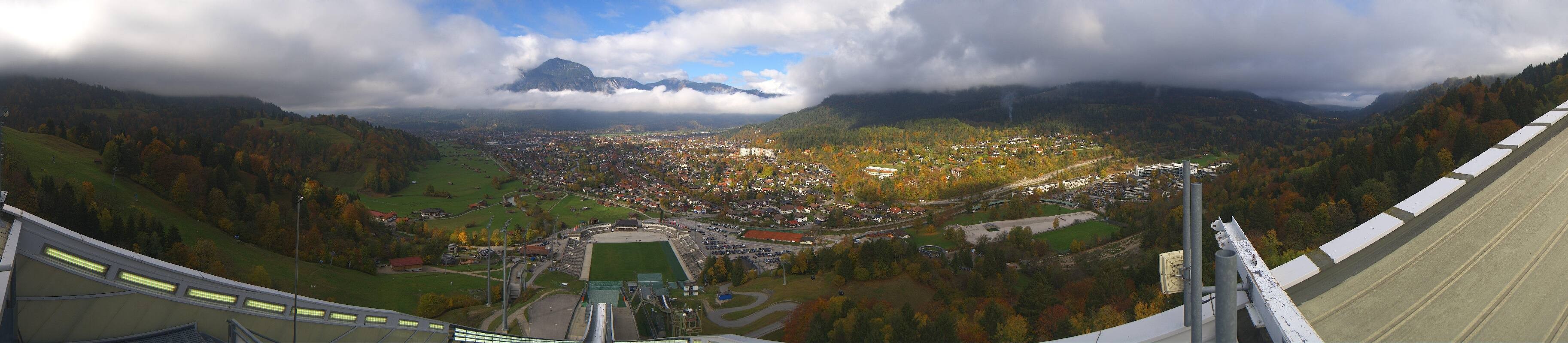 Archived image Webcam Garmisch-Partenkirchen Olympia Hill