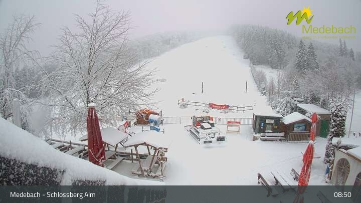 Archived image Webcam Medebach: View Schlossberg Alm