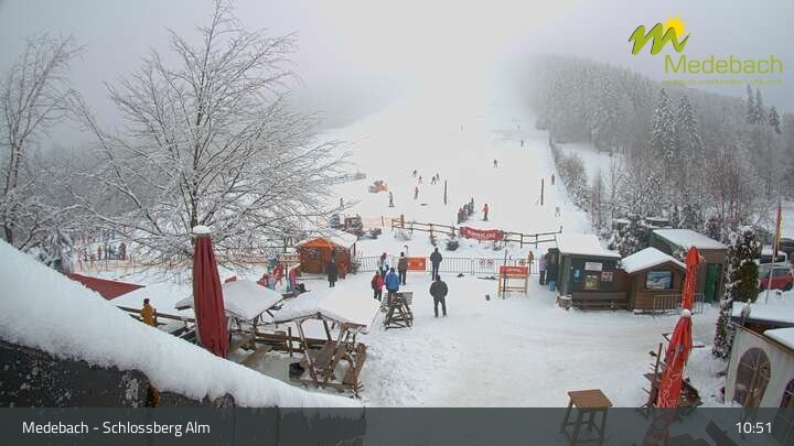 Archiv Foto Webcam Medebach: Schlossberg Alm