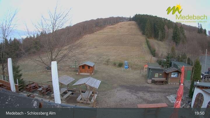 Archived image Webcam Medebach: View Schlossberg Alm