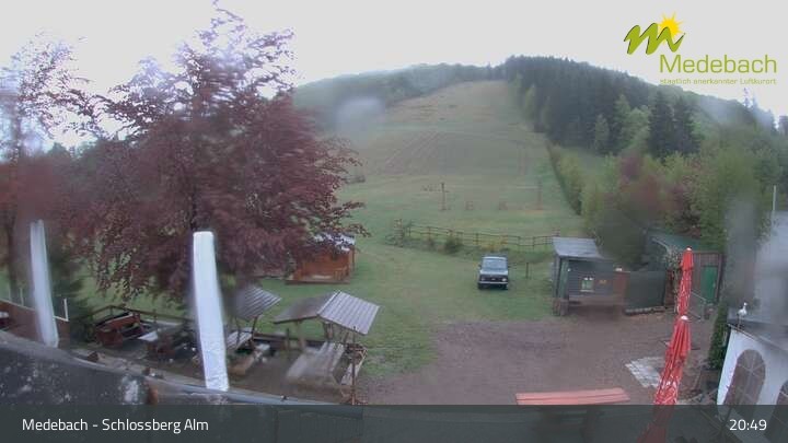 Archived image Webcam Medebach: View Schlossberg Alm