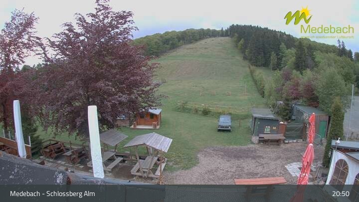 Archived image Webcam Medebach: View Schlossberg Alm