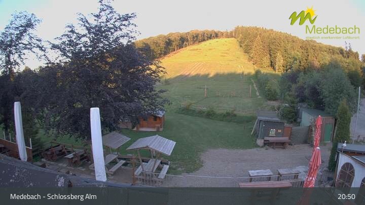 Archived image Webcam Medebach: View Schlossberg Alm
