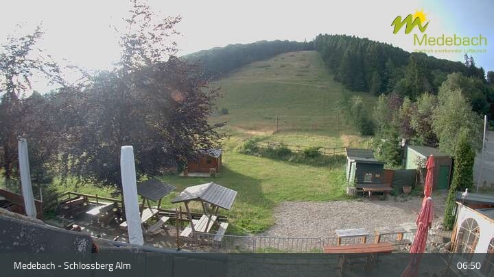 Archiv Foto Webcam Medebach: Schlossberg Alm