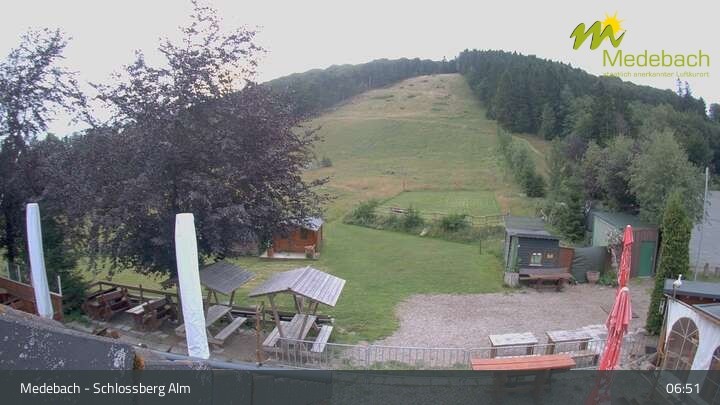Archiv Foto Webcam Medebach: Schlossberg Alm