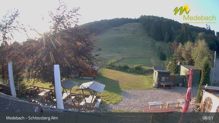 Archiv Foto Webcam Medebach: Schlossberg Alm