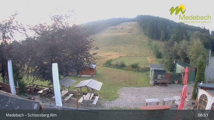 Archiv Foto Webcam Medebach: Schlossberg Alm