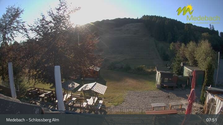 Archiv Foto Webcam Medebach: Schlossberg Alm