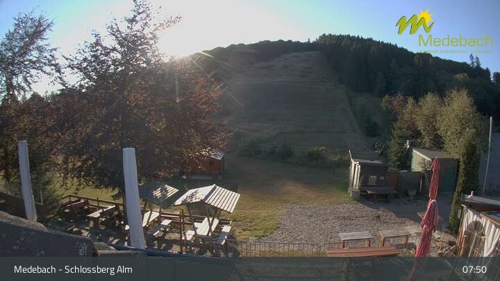 Archiv Foto Webcam Medebach: Schlossberg Alm