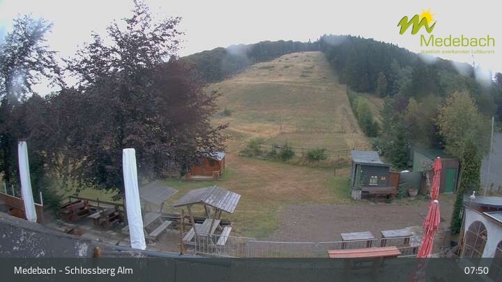 Archived image Webcam Medebach: View Schlossberg Alm
