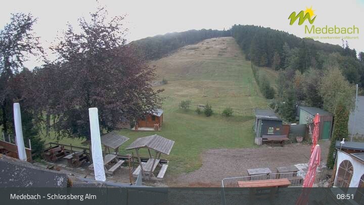 Archiv Foto Webcam Medebach: Schlossberg Alm