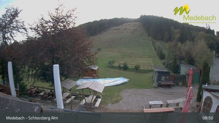 Archived image Webcam Medebach: View Schlossberg Alm