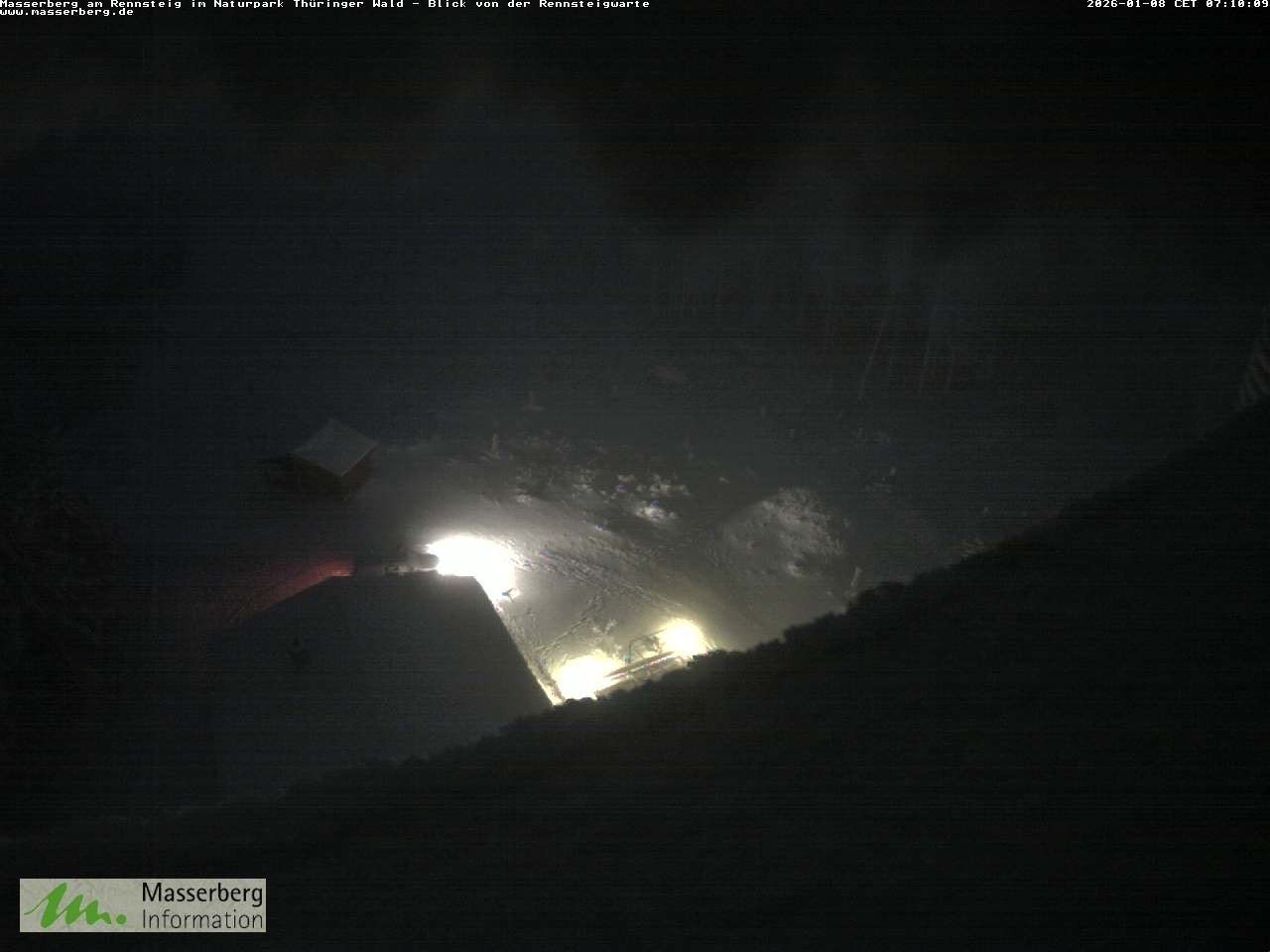 Archived image Webcam Rennsteigwarte (Thuringian Forest)