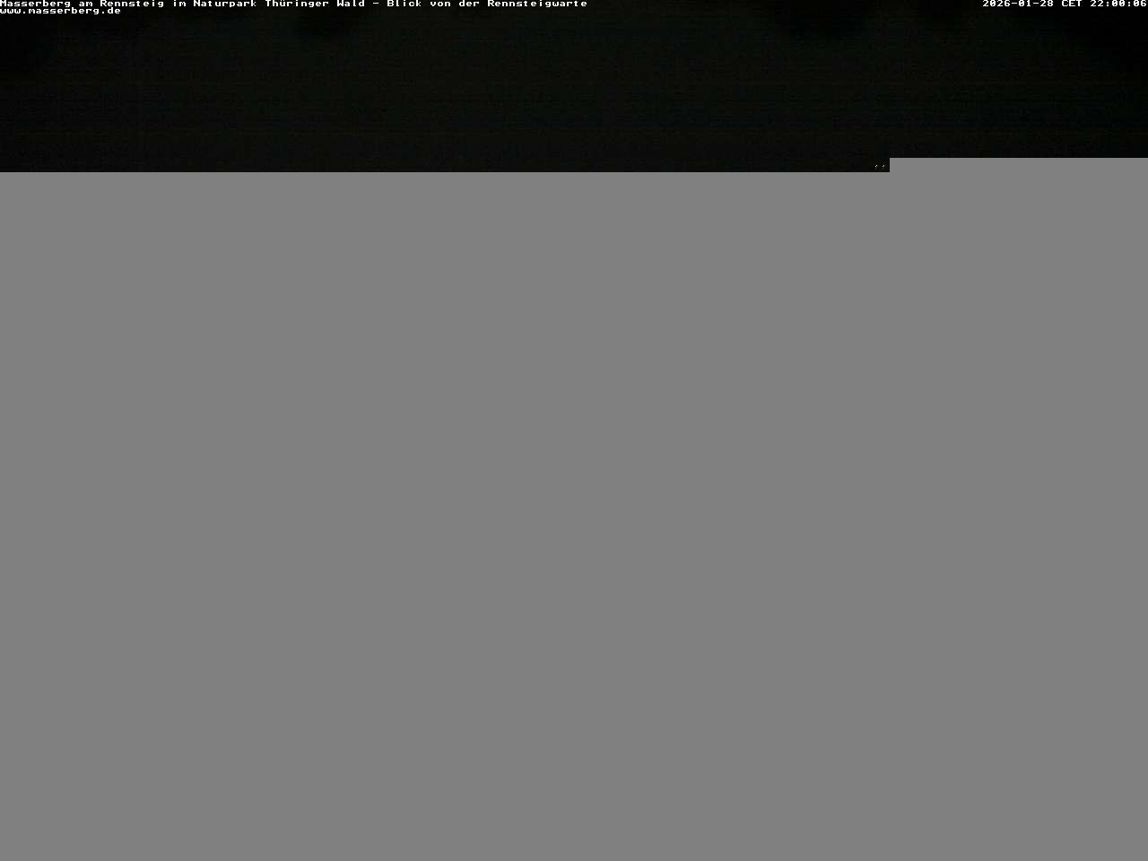 Archiv Foto Webcam Rennsteigwarte im Thüringer Wald