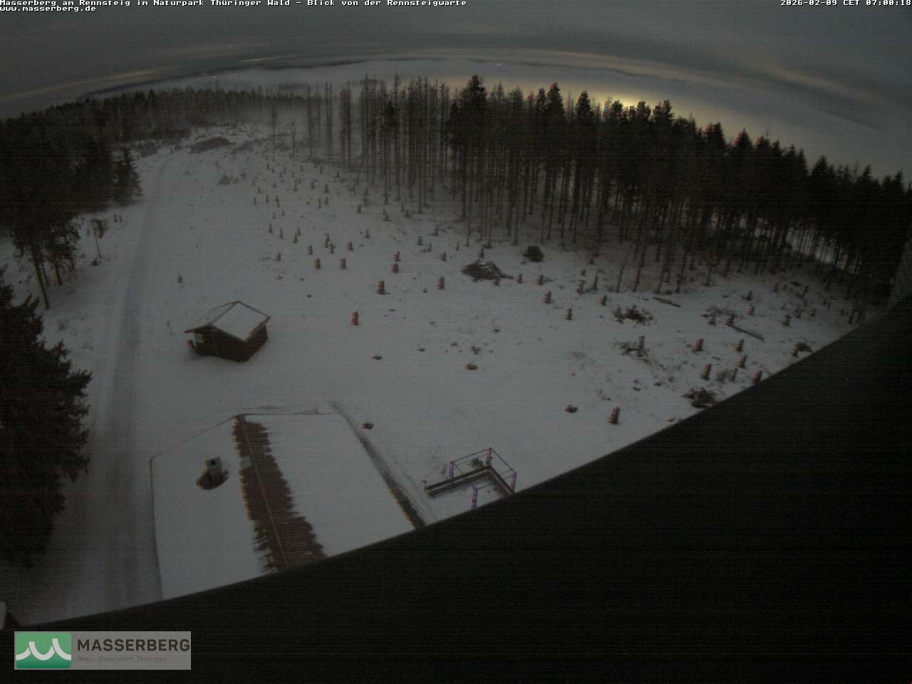 Archiv Foto Webcam Rennsteigwarte im Thüringer Wald