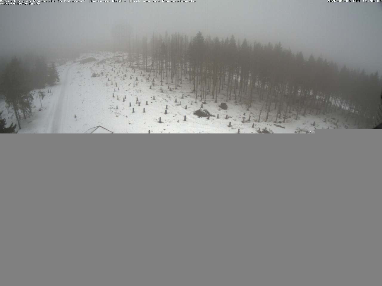 Archiv Foto Webcam Rennsteigwarte im Thüringer Wald