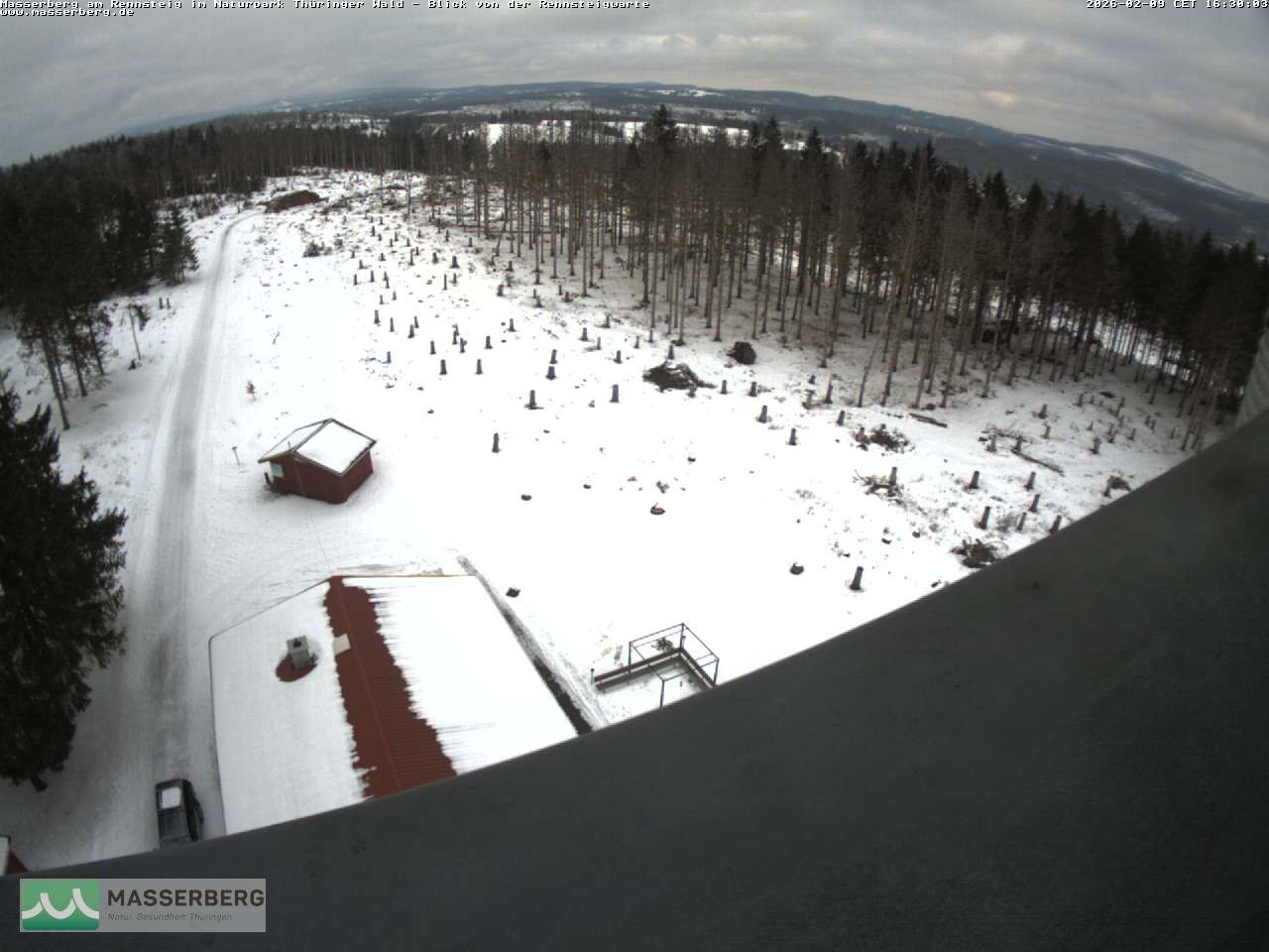 Archiv Foto Webcam Rennsteigwarte im Thüringer Wald