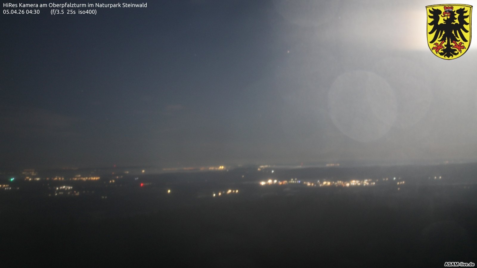 Archived image Webcam Fichtel Mountains: Erbendorf