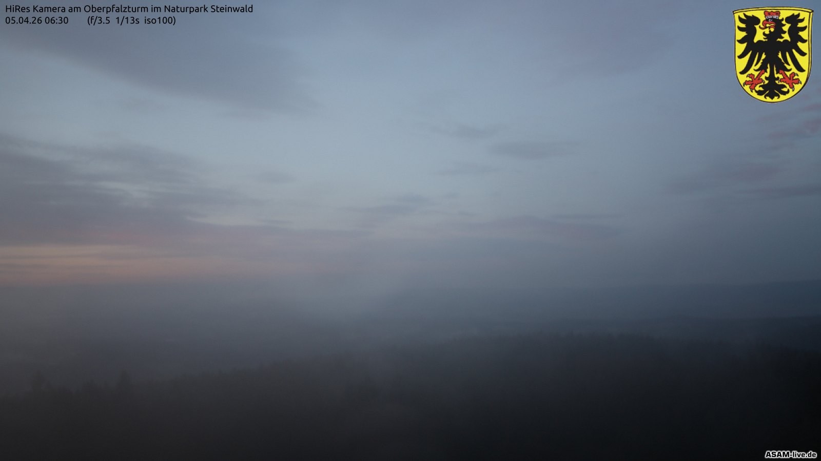 Archived image Webcam Fichtel Mountains: Erbendorf