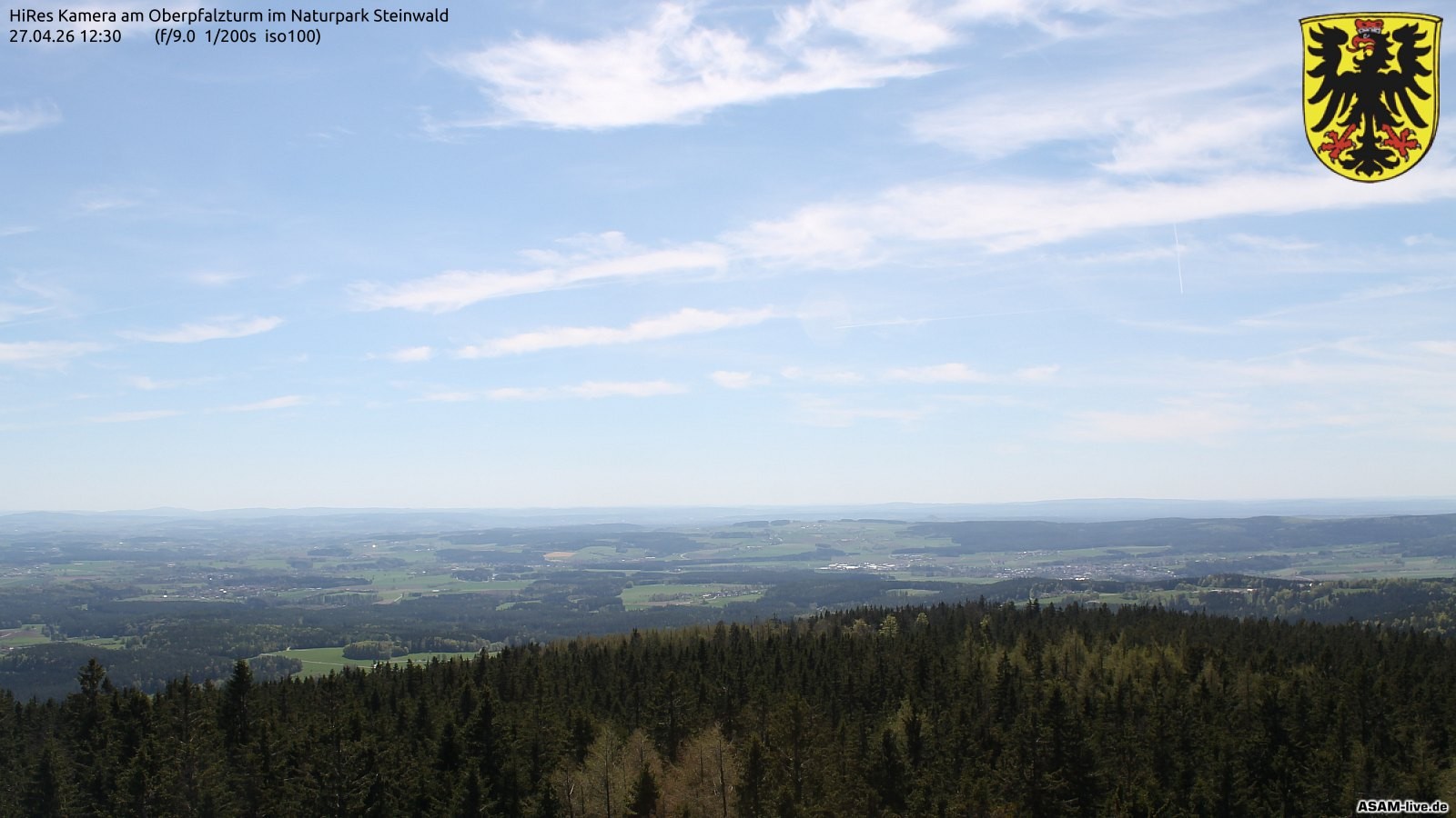 Archiv Foto Webcam Erbendorf im Fichtelgebirge