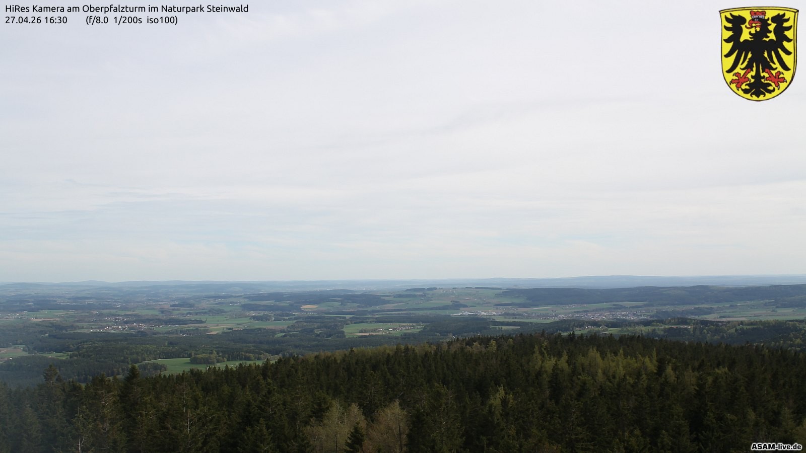 Archiv Foto Webcam Erbendorf im Fichtelgebirge