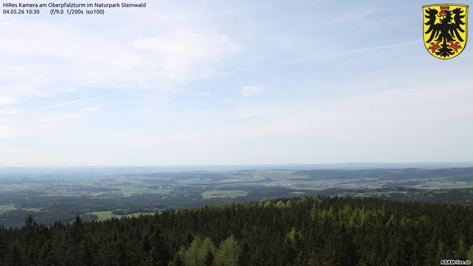 Archiv Foto Webcam Erbendorf im Fichtelgebirge