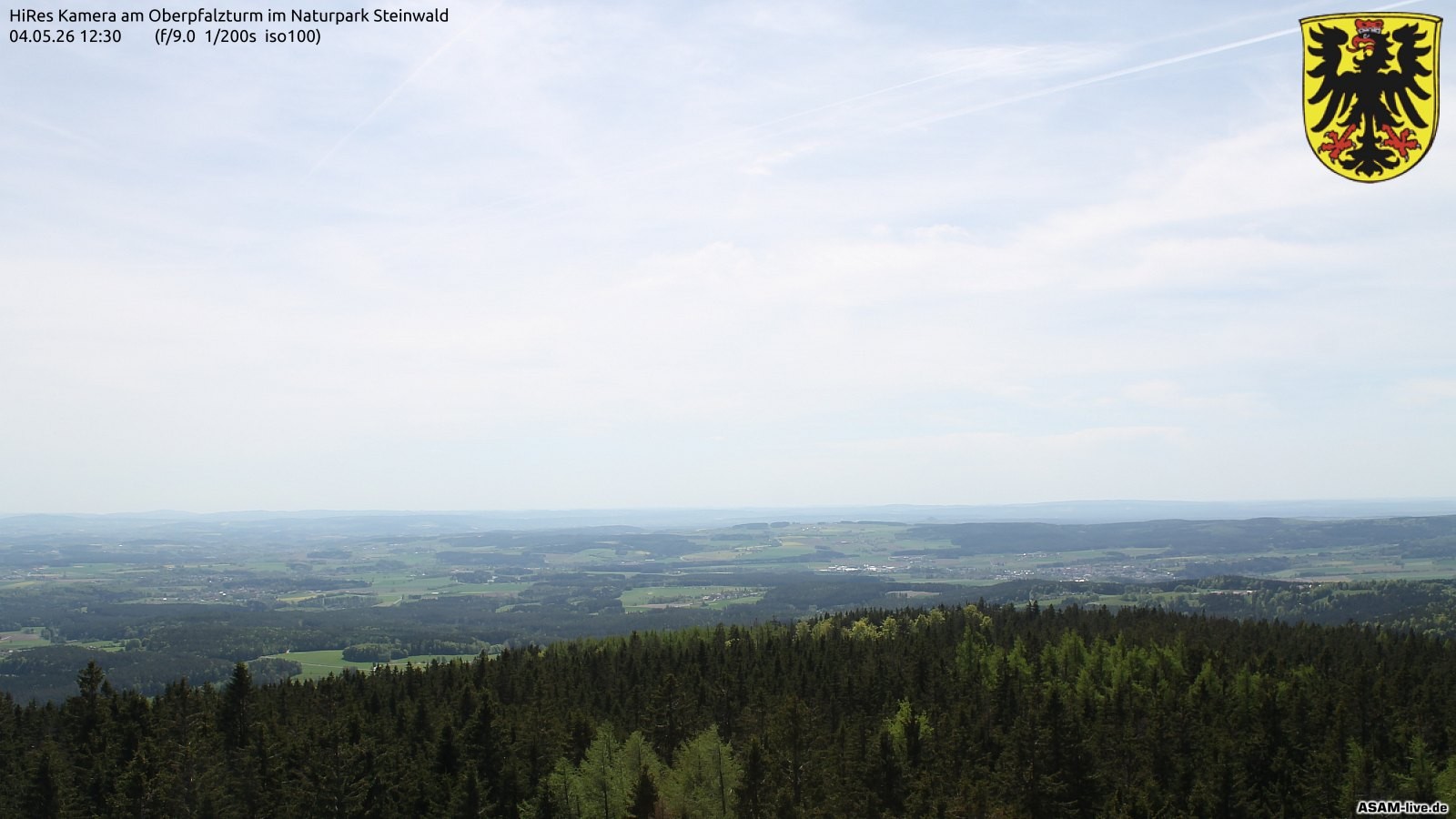 Archiv Foto Webcam Erbendorf im Fichtelgebirge