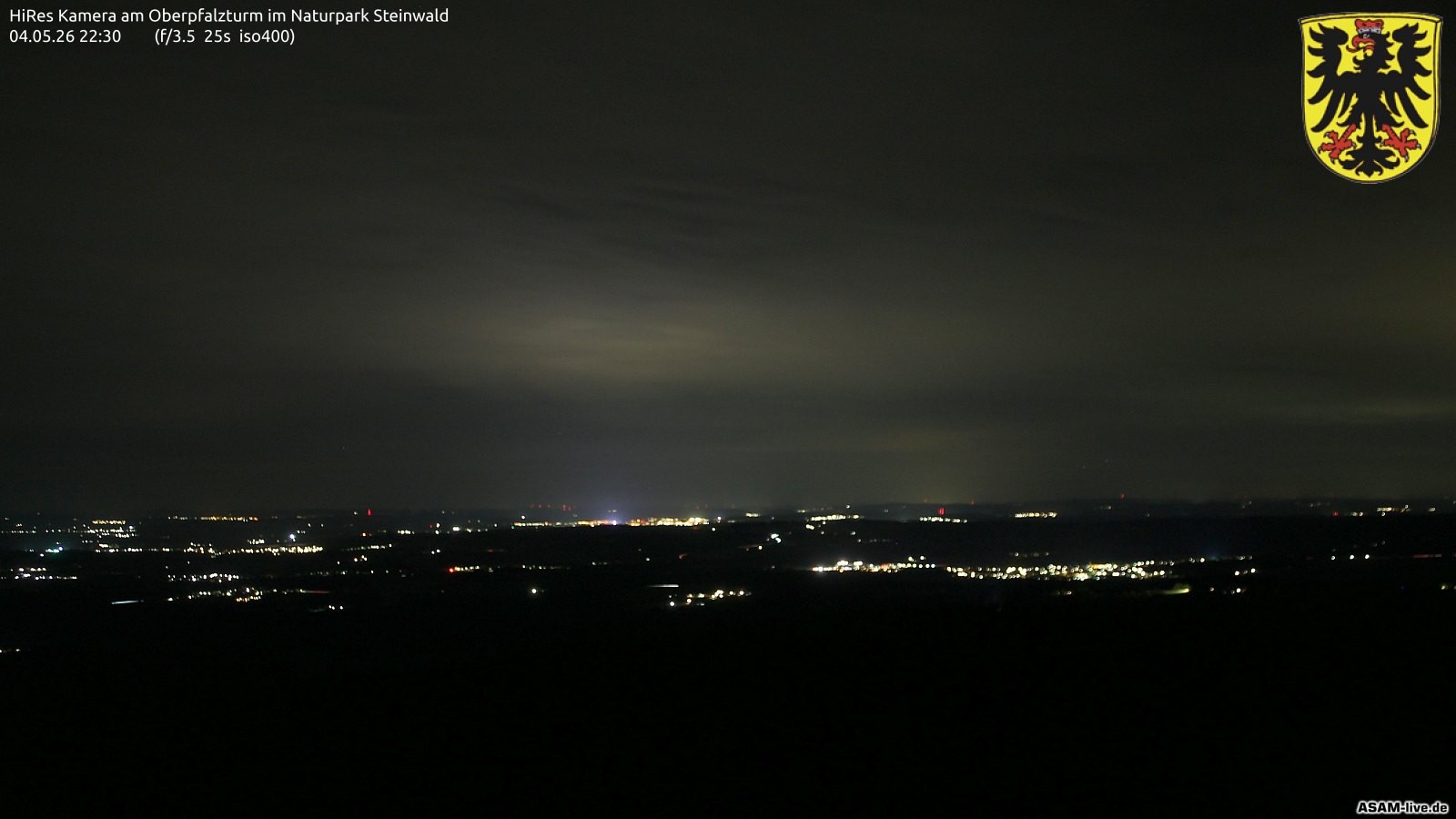 Archived image Webcam Fichtel Mountains: Erbendorf