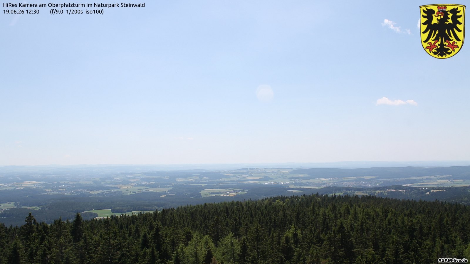 Archiv Foto Webcam Erbendorf im Fichtelgebirge