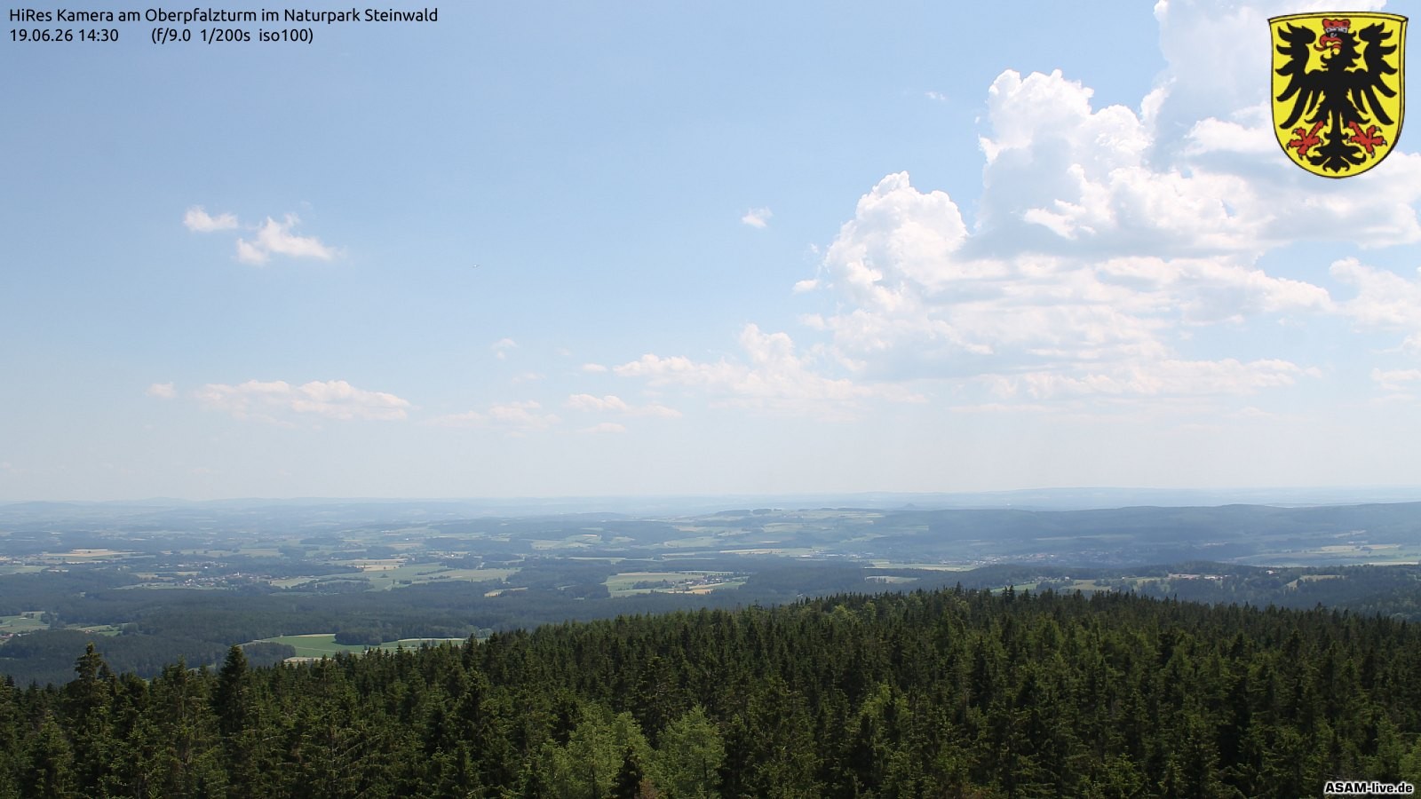Archiv Foto Webcam Erbendorf im Fichtelgebirge