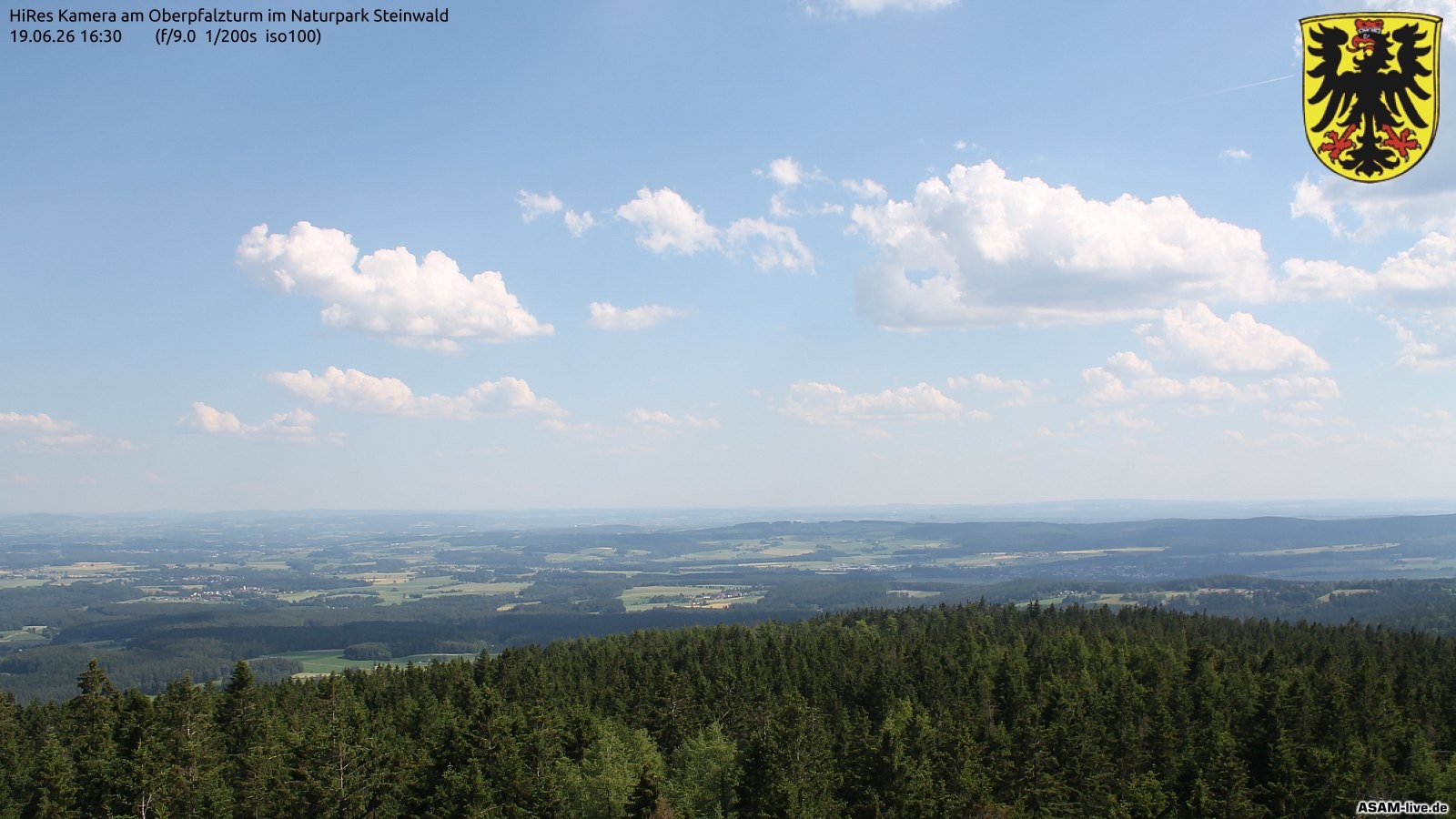 Archiv Foto Webcam Erbendorf im Fichtelgebirge