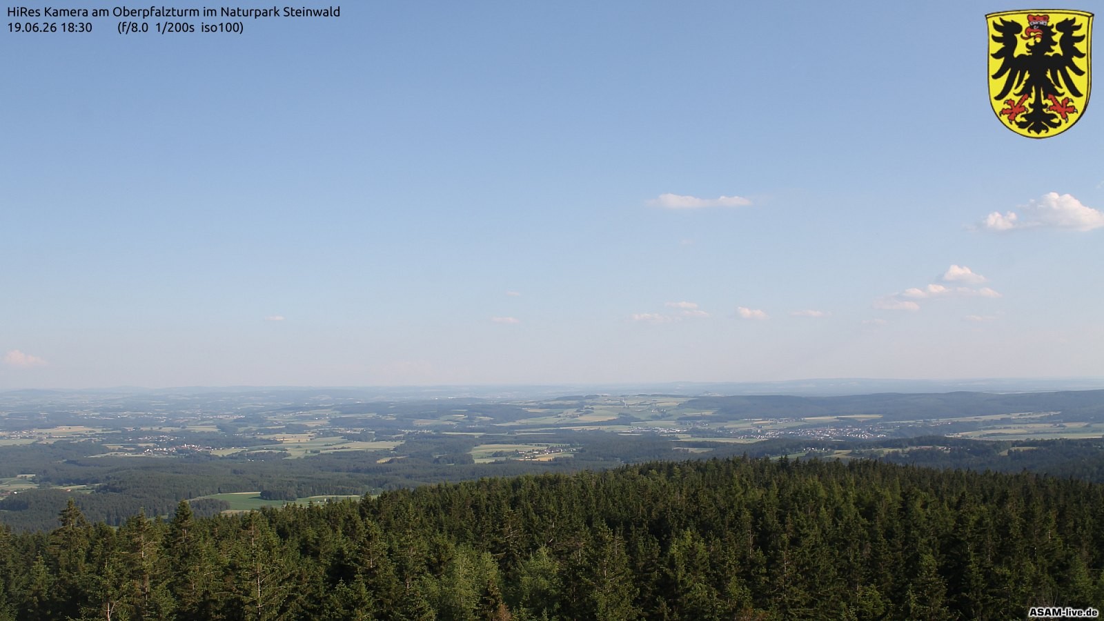Archiv Foto Webcam Erbendorf im Fichtelgebirge