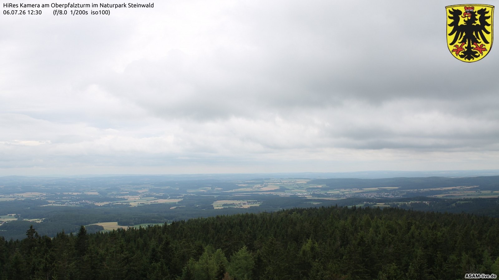 Archiv Foto Webcam Erbendorf im Fichtelgebirge